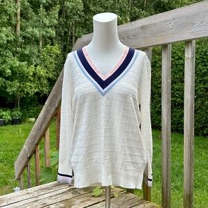 Ted Baker ⎮ V-neck trim sweater